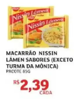 Assaí Atacadista Macarrão nissin lâmen sabores (exceto turma da mônica) oferta