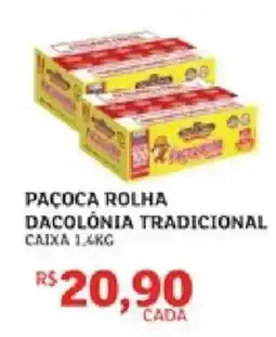Assaí Atacadista Paçoca rolha dacolônia tradicional oferta