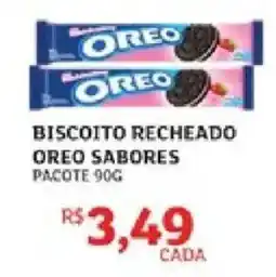 Assaí Atacadista Biscoito recheado oreo sabores oferta