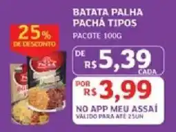 Assaí Atacadista batata palha pachá tipos oferta