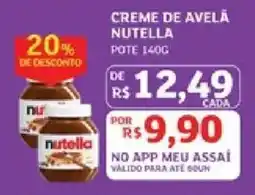 Assaí Atacadista Creme de avelã nutella oferta