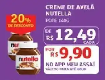 Creme de avelã nutella