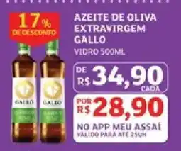 Assaí Atacadista Azeite de oliva extravirgem gallo oferta