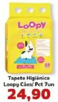 Supermercados Tauste Tapete Higiênico Loopy Cães/ Pct 7un oferta