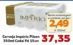 Supermercados Tauste Cerveja império pilsen oferta