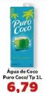 Supermercados Tauste Água de Coco Puro Coco oferta