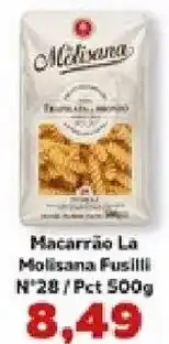Supermercados Tauste Macarrão La Molisana Fusilli N°28 oferta