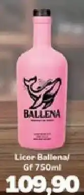 Supermercados Tauste Licor ballena oferta