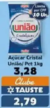 Supermercados Tauste Açucar Cristal União/ Pct 1kg oferta