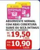 Assaí Atacadista Intimus - absorvente normal com abas cobertura suave ou seca oferta