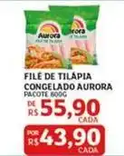 Assaí Atacadista Aurora - filé de tilápia congelado oferta