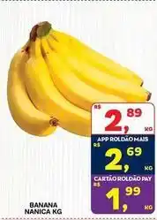 Roldão Mais - banana nanica oferta