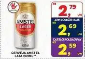 Roldão Amstel - cerveja lata oferta