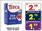 Roldão Tirol - creme de leite oferta