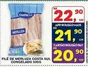 Roldão Costa sul - filé de merluza sul congelado oferta