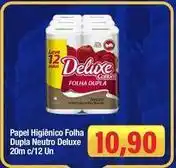 Spani Atacadista Deluxe - papel higiênico folha dupla neutro oferta