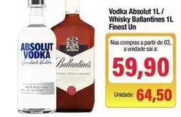 Spani Atacadista Absolut - vodka whisky oferta