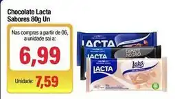 Spani Atacadista Lacta - chocolate sabores oferta