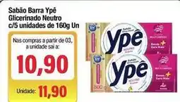 Spani Atacadista Ypê - sabão barra glicerinado neutro c/5 unidades oferta