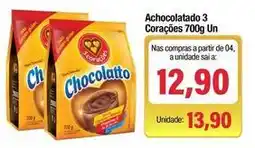 Spani Atacadista Chocolatto - achocolatado 3 corações oferta