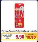 Spani Atacadista Colgate - escova dental classic c/4 un oferta