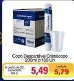 Spani Atacadista Cristalcopo - copo descartável cristalcopo c/100 un oferta