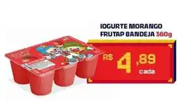 Max Atacadista Frutap iogurte morango bandeja oferta