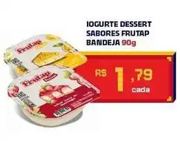 Bandeira iogurte dessert sabores frutap