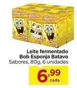 Carrefour Batavo - leite fermentado bob esponja oferta