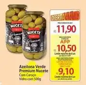 Atacadão Nucete - azeitona verde premium oferta