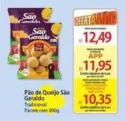 Atacadão São geraldo - pão de queijo oferta