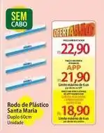 Atacadão Santa maria - rodo de plástico duplo oferta