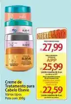 Atacadão Elsève - creme de tratamento para cabelo oferta