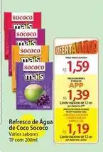 Atacadão Sococo - refresco de água de coco oferta