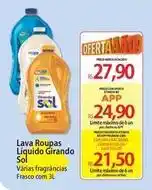 Atacadão Girando sol - lava roupas liquido oferta