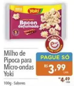 Supermercados Condor Milho de Pipoca para Micro-ondas Yoki oferta