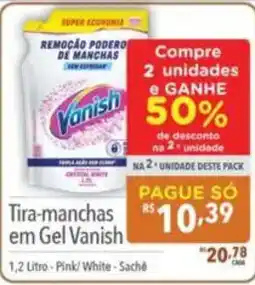 Supermercados Condor Tira-manchas em gel vanish oferta