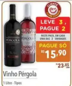 Supermercados Condor Vinho Pergola oferta