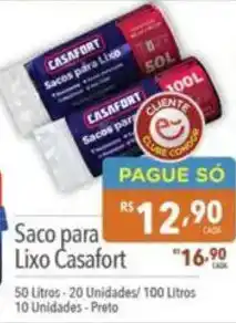 Supermercados Condor Saco para Lixo Casafort oferta