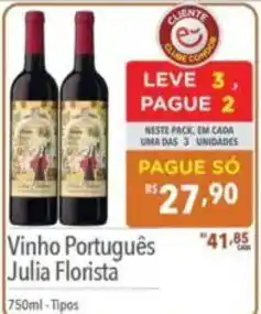 Supermercados Condor Vinho Português Julia Florista oferta