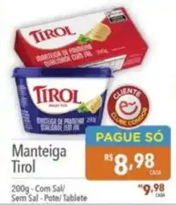 Supermercados Condor Manteiga tirol oferta