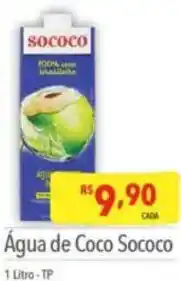 Supermercados Condor Água de Coco Sococo oferta