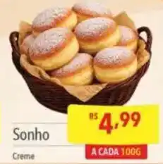 Supermercados Condor Sonho Creme oferta