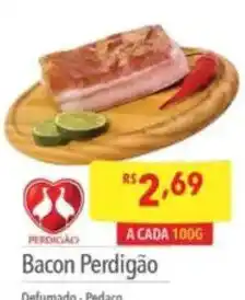 Supermercados Condor Bacon Perdigão oferta