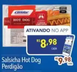 Supermercados Condor Salsicha Hot Dog Perdigão oferta