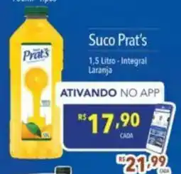 Supermercados Condor Suco Prat's Integral Laranja oferta
