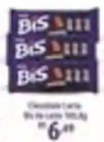 Rede DAS Chocolate branco bis em barra 100g oferta