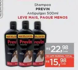 Supermercados Mundial Shampoo previn oferta