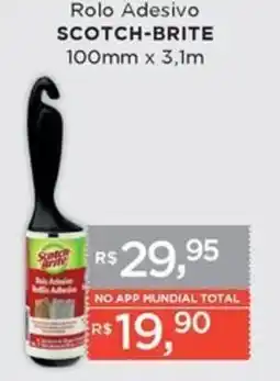 Supermercados Mundial Rolo Adesivo Scotch-Brite oferta