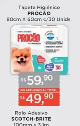 Supermercados Mundial Tapete Higiênico Proção oferta